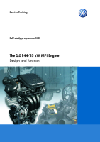 VW - SSP 508 The 1.0l 44 55 kW MPI Engine 
